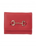 ΓΥΝΑΙΚΕΙΟ ΠΟΡΤΟΦΟΛΙ ΣΥΝΘΕΤΙΚΟ ΔΕΡΜΑ VERDE 14*11*3,5 ΚΟΚΚΙΝΟ POR.104.02.310 18-1581