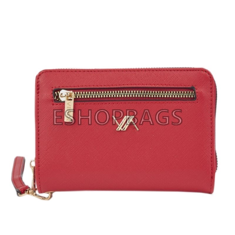 ΓΥΝΑΙΚΕΙΟ ΠΟΡΤΟΦΟΛΙ ΣΥΝΘΕΤΙΚΟ ΔΕΡΜΑ VERDE 18,5*10*3 ΚΟΚΚΙΝΟ POR.104.02.311 18-1612