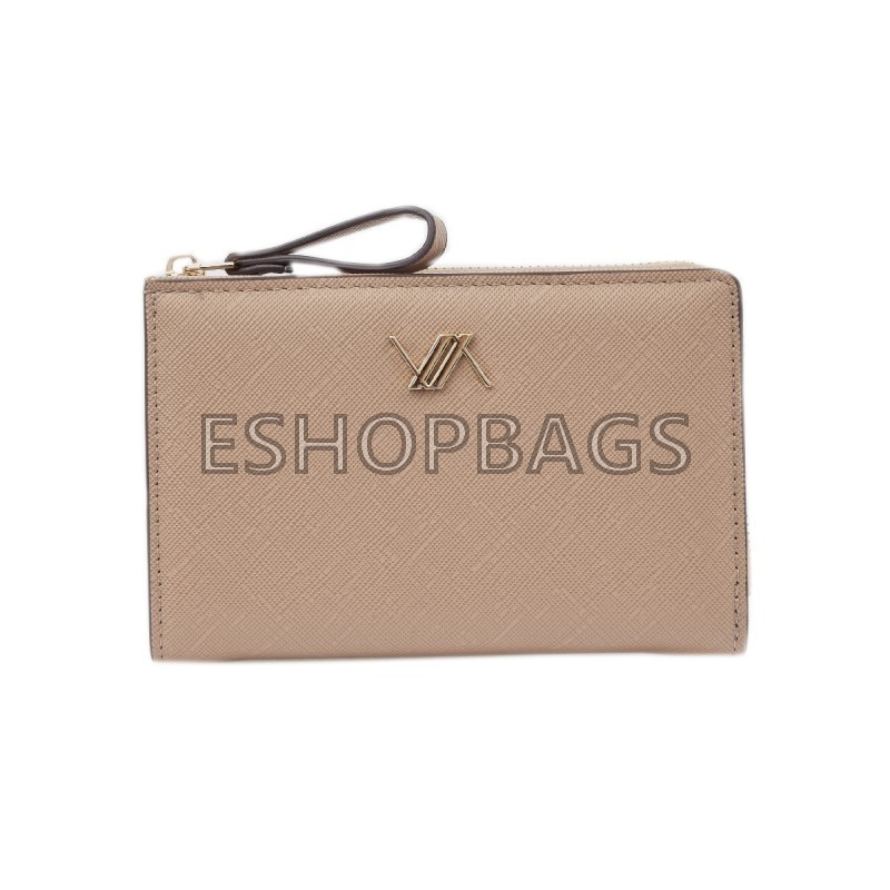 ΓΥΝΑΙΚΕΙΟ ΠΟΡΤΟΦΟΛΙ ΣΥΝΘΕΤΙΚΟ ΔΕΡΜΑ VERDE 14*9*3 ΜΠΕΖ POR.104.02.312 18-1607