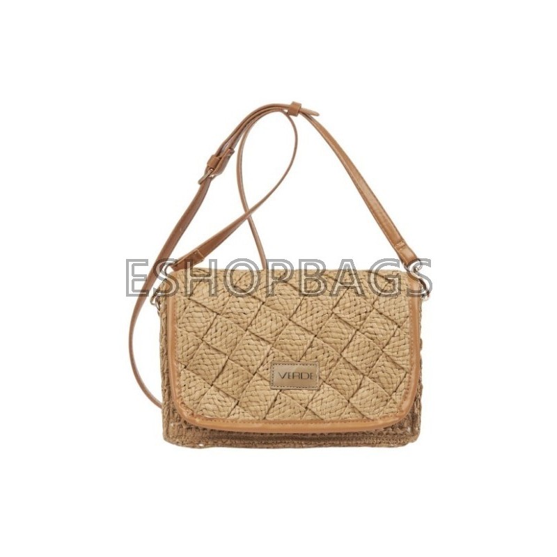 ΓΥΝΑΙΚΕΙΑ ΤΣΑΝΤΑ ΨΑΘΙΝΗ ΧΙΑΣΤΙ VERDE 25*18*7 IVORY TSA.101.01.02.334 48-0350