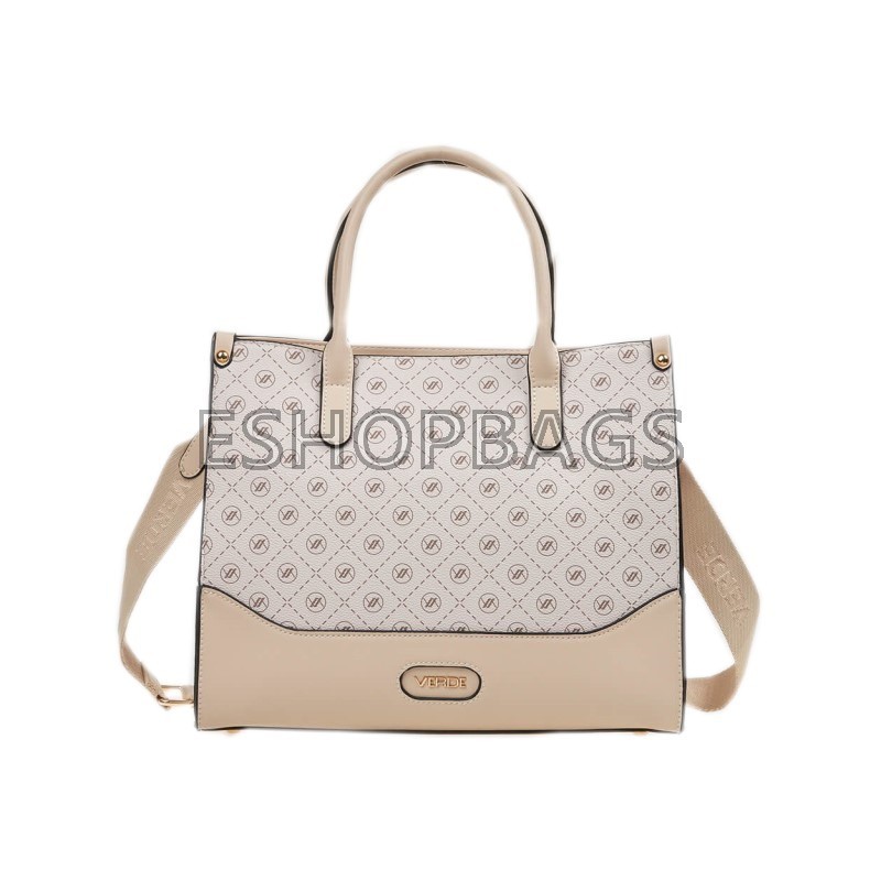 ΓΥΝΑΙΚΕΙΑ ΤΣΑΝΤΑ ΧΕΙΡΟΣ - ΩΜΟΥ ΜΕΓΑΛΗ VERDE 33*28,5*14 IVORY TSA.101.01.03.727 16-7731