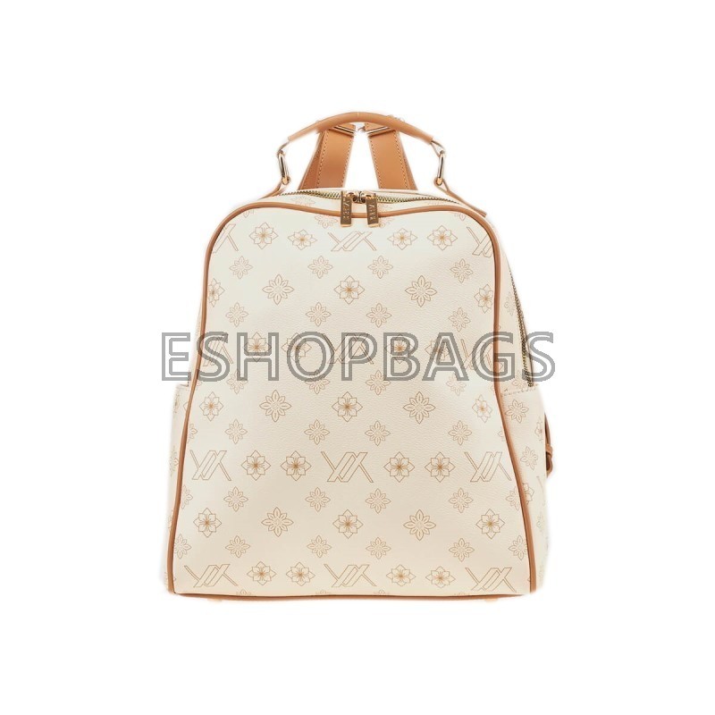 ΓΥΝΑΙΚΕΙΑ ΤΣΑΝΤΑ ΠΛΑΤΗΣ – BACKPACK VERDE 33,5*29*13 IVORY TSA.101.04.05.429 16-8025