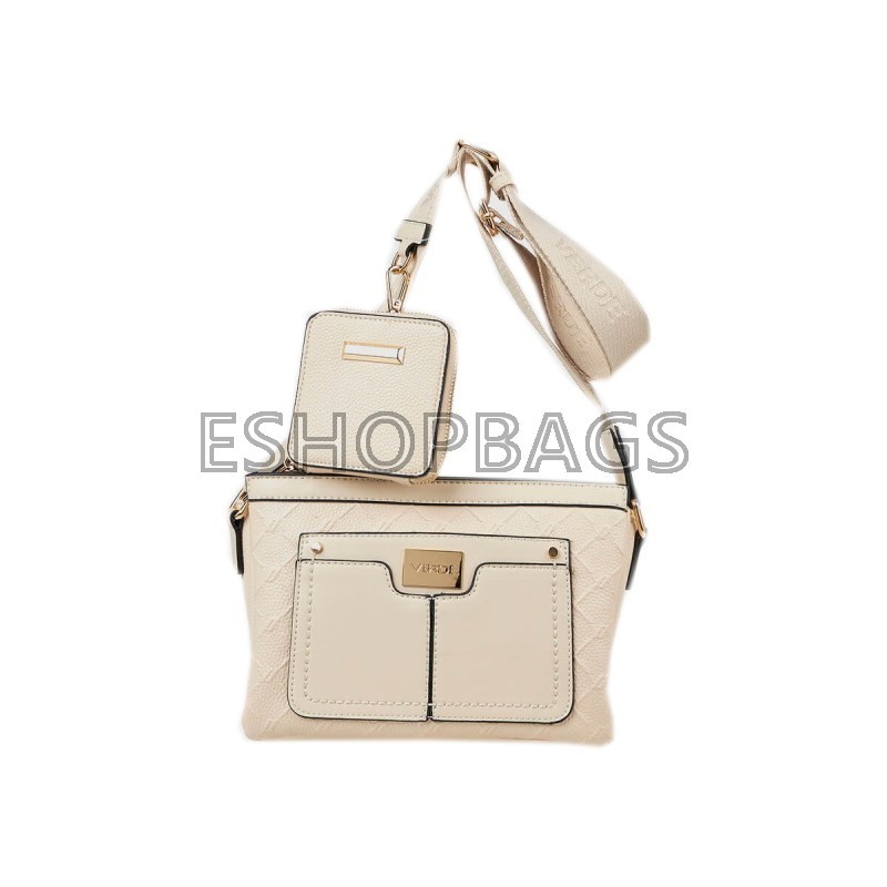 ΓΥΝΑΙΚΕΙΑ ΤΣΑΝΤΑ ΧΙΑΣΤΙ VERDE 24*17*10 IVORY TSA.101.01.02.341 16-7963