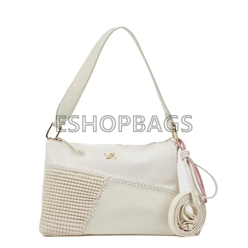 ΓΥΝΑΙΚΕΙΑ ΤΣΑΝΤΑ ΩΜΟΥ – ΧΙΑΣΤΙ VERDE 27,5*19*5 IVORY TSA.101.01.03.742 16-8635