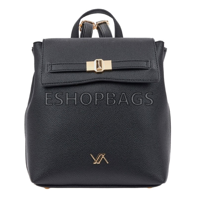 ΓΥΝΑΙΚΕΙΑ ΤΣΑΝΤΑ ΠΛΑΤΗΣ – BACKPACK VERDE 29*21*12,5 ΜΑΥΡΟ TSA.101.04.05.437 16-8550