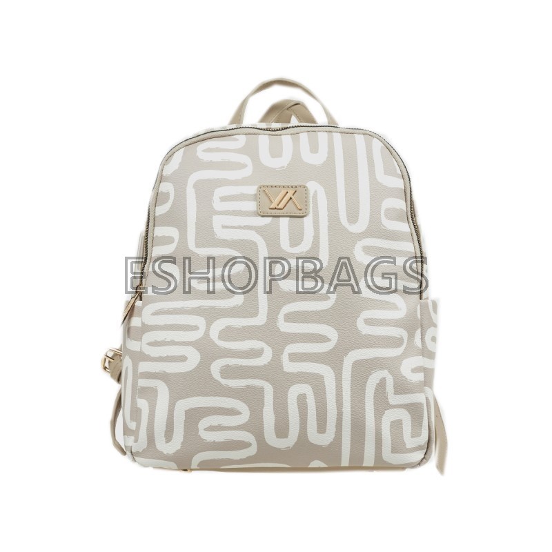 ΓΥΝΑΙΚΕΙΑ ΤΣΑΝΤΑ ΠΛΑΤΗΣ – BACKPACK VERDE 27*34*12 ΜΠΕΖ TSA.101.04.05.438 16-8392