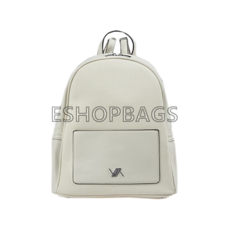 ΓΥΝΑΙΚΕΙΑ ΤΣΑΝΤΑ ΠΛΑΤΗΣ – BACKPACK VERDE 29*33*14,5 ΑΣΠΡΟ TSA.101.04.05.441 16-8499
