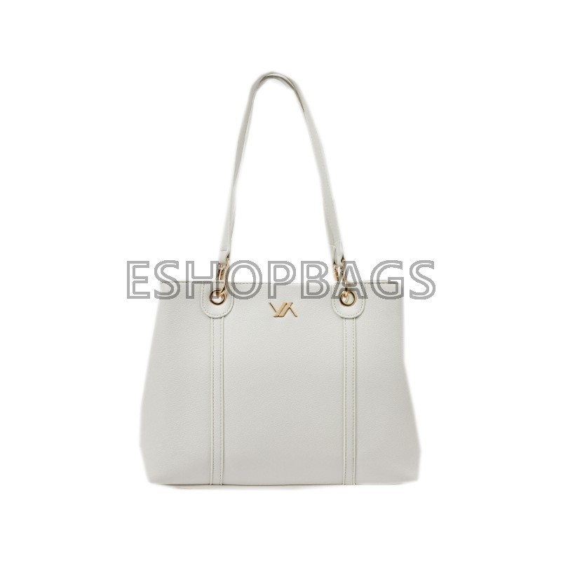 ΓΥΝΑΙΚΕΙΑ ΤΣΑΝΤΑ ΩΜΟΥ VERDE 32*25*14 IVORY TSA.101.01.03.750 16-8622
