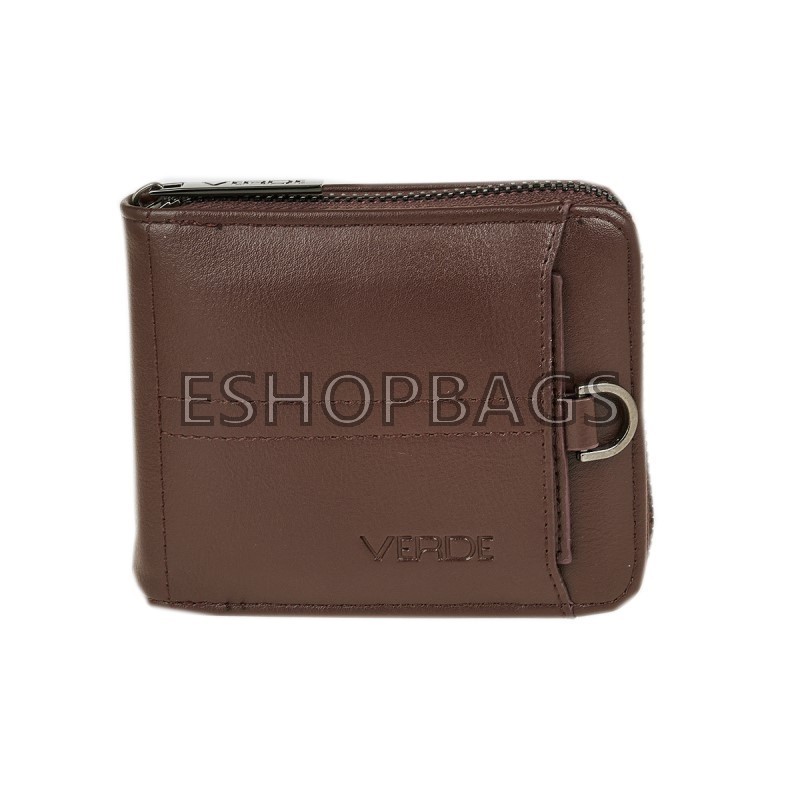 ΑΝΔΡΙΚΟ ΠΟΡΤΟΦΟΛΙ ΣΥΝΘΕΤΙΚΟ ΔΕΡΜΑ VERDE 9,5*11,5*2,5 ΚΑΦΕ POR.104.01.322 09-0245