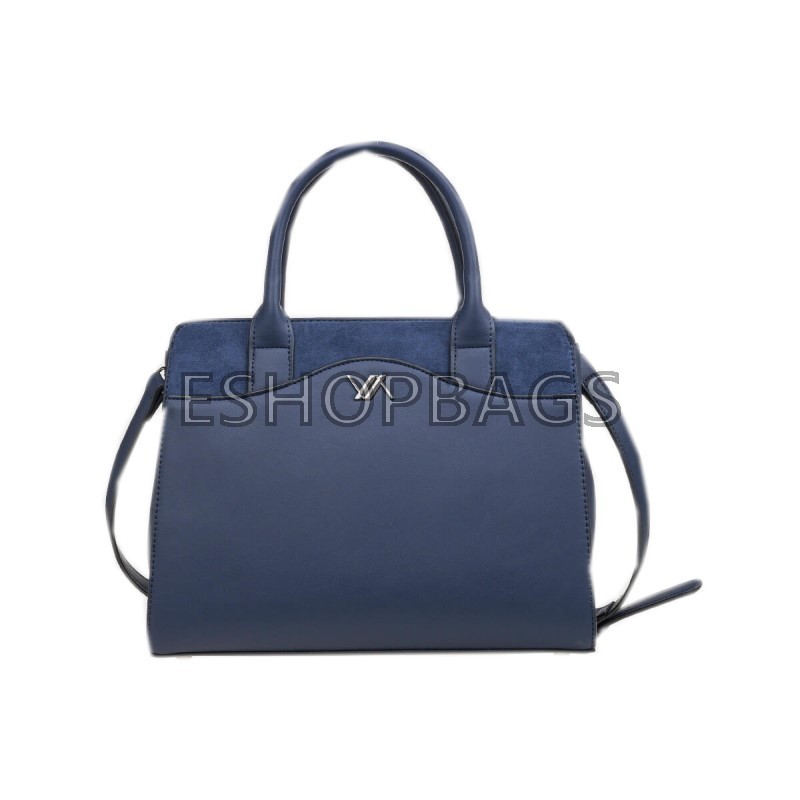 ΓΥΝΑΙΚΕΙΑ ΤΣΑΝΤΑ ΧΕΙΡΟΣ – ΧΙΑΣΤΙ VERDE 31*24,5*14 ΜΠΛΕ TSA.101.01.04.457 16-8089