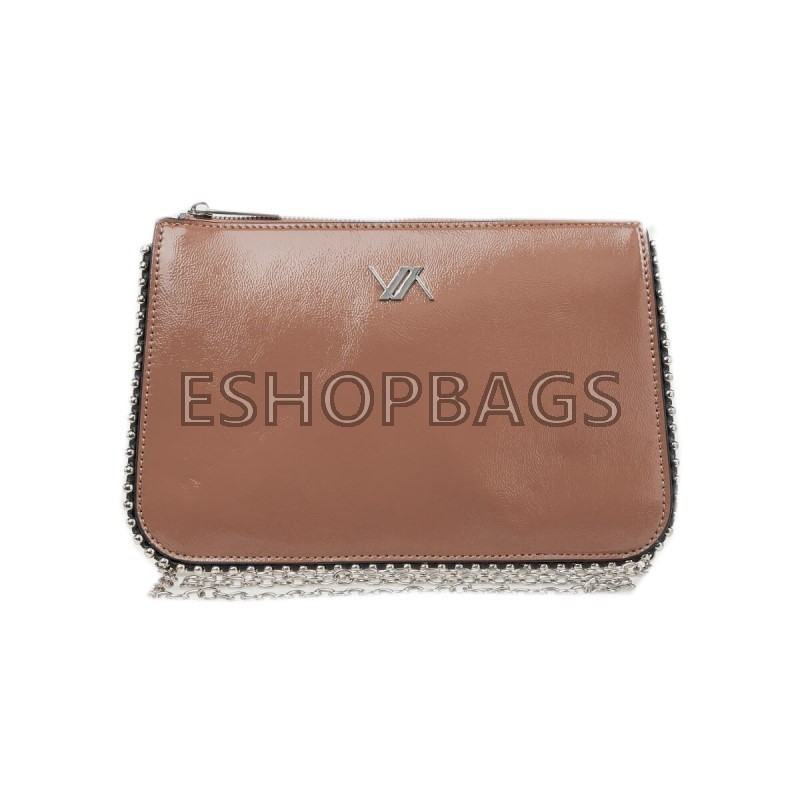ΓΥΝΑΙΚΕΙΑ ΤΣΑΝΤΑ ΧΙΑΣΤΙ ΛΟΥΣΤΡΙΝΙ VERDE 27,5*19*5 TAUPE TSA.101.01.02.358 16-8085