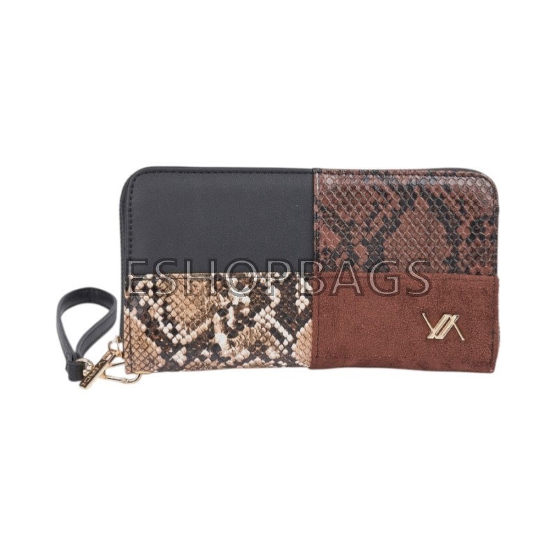 ΓΥΝΑΙΚΕΙΟ ΠΟΡΤΟΦΟΛΙ ΜΕ ΦΕΡΜΟΥΑΡ VERDE 20*10,5*3 ANIMAL PRINT POR.104.02.327 18-1640