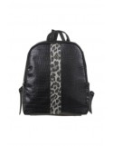 ΓΥΝΑΙΚΕΙΑ ΤΣΑΝΤΑ ΠΛΑΤΗΣ – BACKPACK ΚΡΟΚΟ VERDE 34*27*12 ANIMAL PRINT ΜΑΥΡΟ TSA.101.04.05.446 16-8317