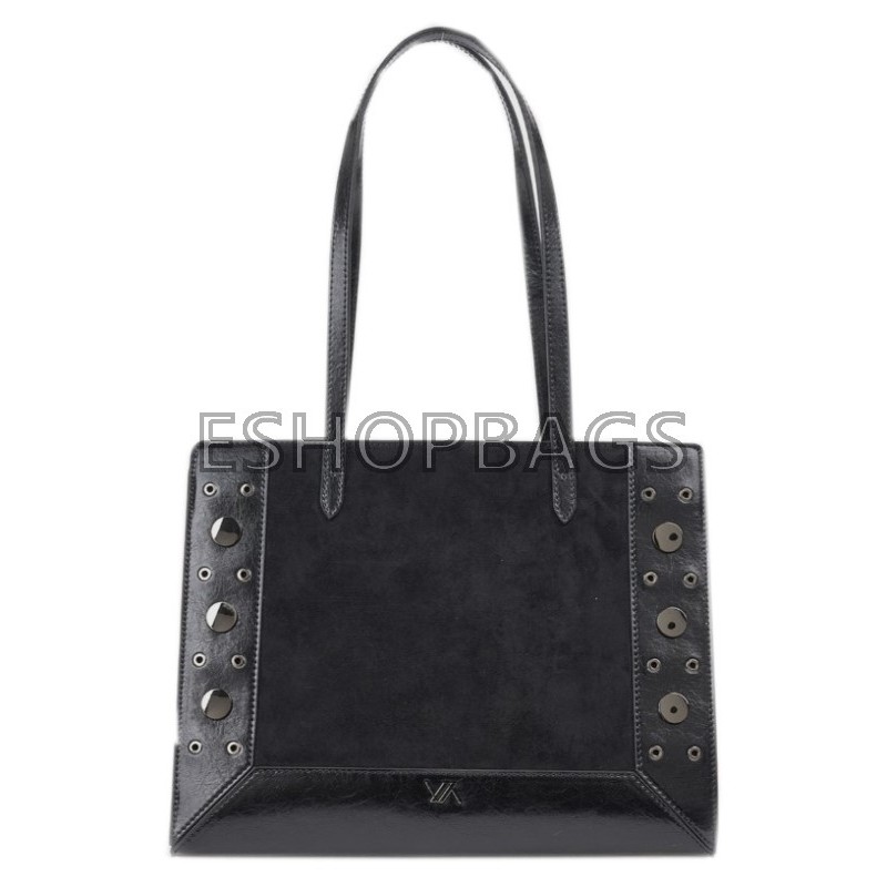 ΓΥΝΑΙΚΕΙΑ ΤΣΑΝΤΑ ΩΜΟΥ SUEDE VERDE 32*26*12,5 ΜΑΥΡΟ TSA.101.01.03.760 16-8801