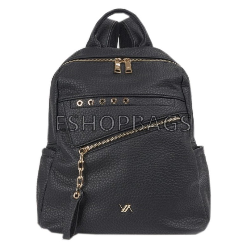 ΓΥΝΑΙΚΕΙΑ ΤΣΑΝΤΑ ΠΛΑΤΗΣ – BACKPACK VERDE 34*30*15,5 ΜΑΥΡΟ TSA.101.04.05.445 16-8813