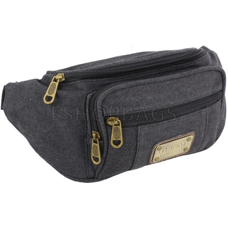 ΤΣΑΝΤΑΚΙ ΑΝΔΡΙΚO ΜΕΣΗΣ ΜΠΑΝΑΝΑ 33*13*11 ΥΦΑΣΜΑΤΙΝΗ ΜΑΥΡΗ ORMI TSA.101.03.01.022 1381