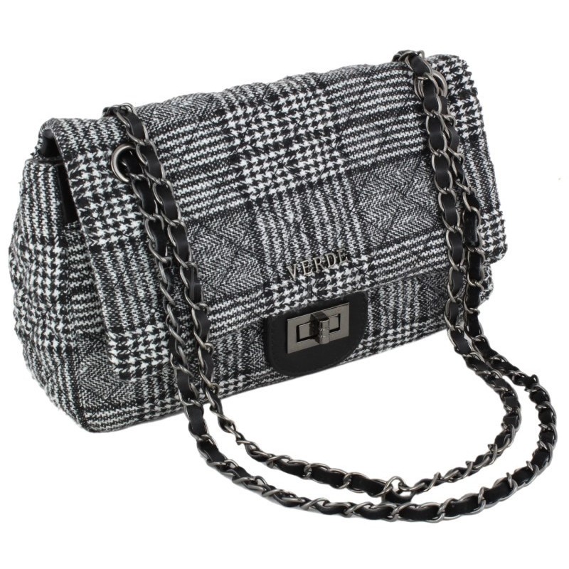 ΓΥΝΑΙΚΕΙΑ ΤΣΑΝΤΑ ΧΕΙΡΟΣ ΩΜΟΥ VERDE ΜΑΥΡΟ TSA.101.01.04.106 16-4918